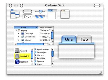 The Data Views palette