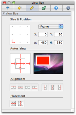 Autosizing the Quartz Composer view