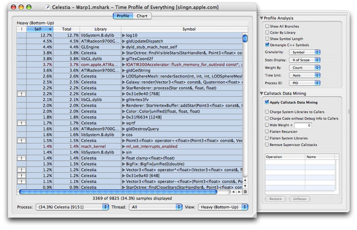 Sample Window with Advanced Settings Drawer visible at right