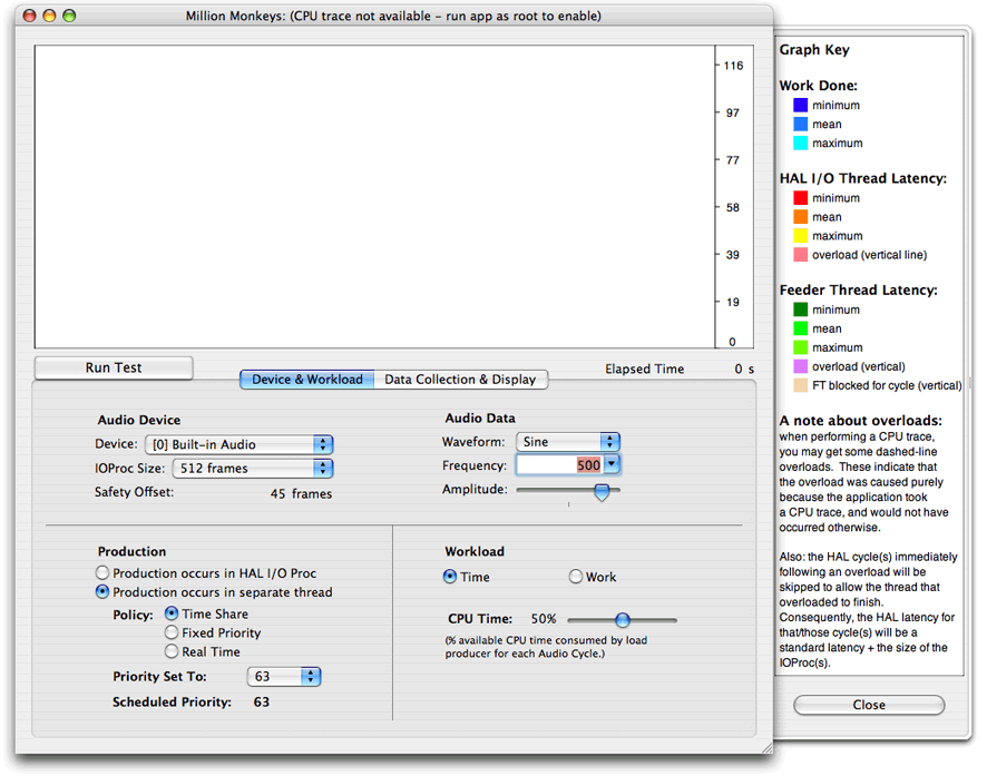 The MillionMonkeys Device & Workload pane