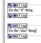 An if-then-else structure