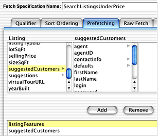 Configure prefetching